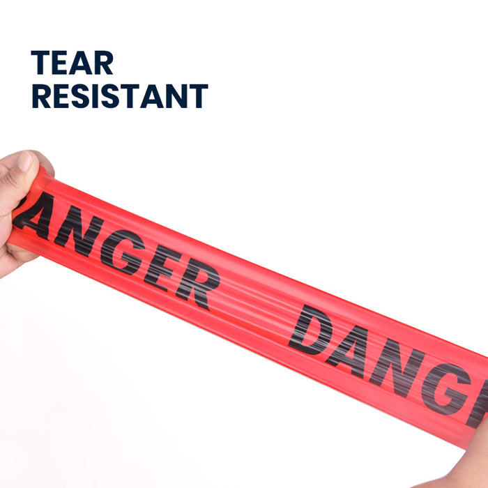 Red Danger Barricade Tape