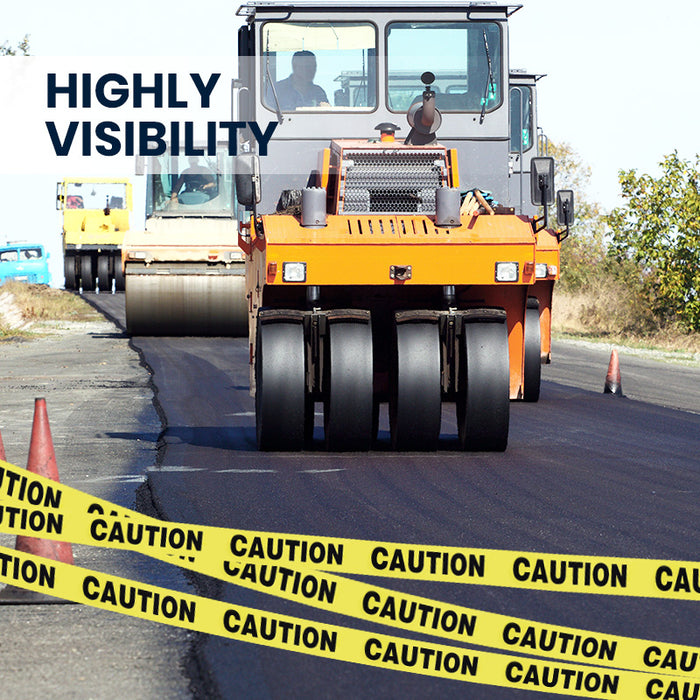 Yellow Caution Barricade Tape