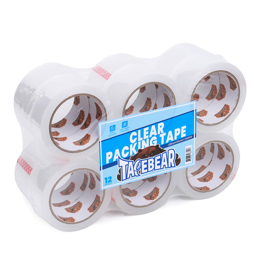 Tapebear 1.88'' x 55 yds Clear OPP Packing Tape