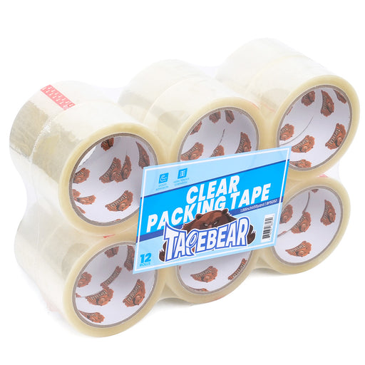 Tapebear 1.88'' x 55 yds Clear OPP Packing Tape